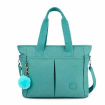Bolsa Feminina Grande Tote Nylon Impermeável Ombro Transversal Multi Bolsos Dia a Dia Trabalho