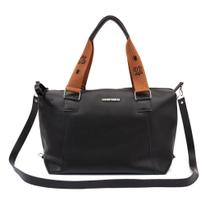 Bolsa Feminina Grande Transversal Alça Tiracolo Moderna Couro Berlin Tamanho:ÚnicoCor:Preto