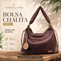 Bolsa Feminina hobo Trama C/Alça em Trama Chalita Original Marron Bolsa Feminina hobo Trama C/Alça em Trama Chalita Original Marron