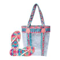 Bolsa Feminina Impermeavel Com Chinelo Coqueiros Magicc Bolsas