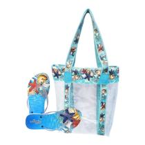 Bolsa Feminina Impermeavel Com Chinelo Fundo do Mar Magicc Bolsas