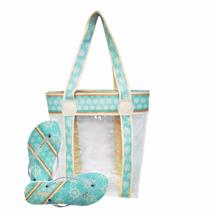 Bolsa Feminina Impermeavel Com Chinelo Transparente Iate Magicc Bolsas