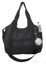 Bolsa Feminina impermeável nylon tactel Praia Piscina Academia trabalho faculdade escolar passeio dia dia alças transversal regulável ombro lateral