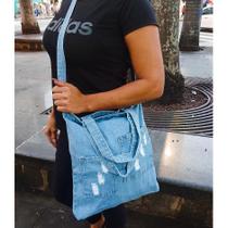 Bolsa Feminina Jeans Ombro Tiracolo Moda