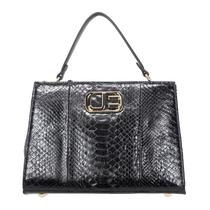 Bolsa Feminina Jorge Bischoff Tote Couro Cobra Python Transversal