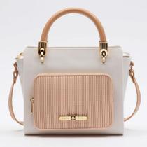 Bolsa Feminina Jully White Cream Avelã Petite Jolie PJ11164