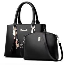 Bolsa Feminina Kit 2 Peças Baú Transversal De Mão Carteira Sintético Luxo Elegante Grande para Trabalho Escritório Faculdade Viagem Passeio Lazer Bolsa Feminina Kit 2 Peças Baú Transversal De Mão Carteira Sintético Luxo Elegante Grande para Trabalho Escritório Faculdade Viagem Passeio Lazer