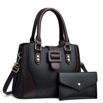 Bolsa Feminina Kit 2 Peças Ombro Carteira Transversal Sintético Croco Casual Elegante Trabalho Faculdade Viagem Passeio Lazer Dia a Dia Bolsa Feminina Kit 2 Peças Ombro Carteira Transversal Sintético Croco Casual Elegante Trabalho Faculdade Viagem Passeio Lazer Dia a Dia
