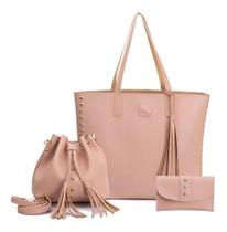 bolsa feminina kit 3 peças envio imediato