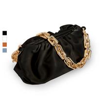 Bolsa Feminina KLIZZ Chain Corrente Dourada Luxo