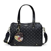 Bolsa Feminina Lace Lore Monograma Premium, Espelho Duplo e Design Brasileiro