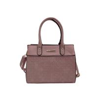 Bolsa feminina mão e transversal tote estruturada