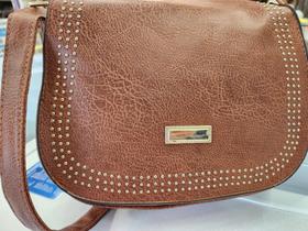 Bolsa feminina marrom lateral
