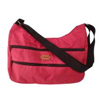 Bolsa feminina masculina nylon tactel impermeável Casual alça ombro Lateral ajustável tipo carteiro trabalho academia faculdade passeio mala espaçosa