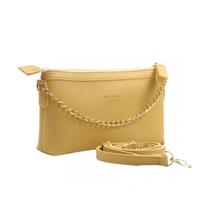 Bolsa Feminina material ecológico Premium Moda Luxo Amarela Bolsa Feminina material ecológico Premium Moda Luxo Amarela