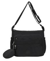 Bolsa Feminina Média Alça Transversal De Lado Bag Moda Fashion Reforçada Casual Resistente Semi Impermeavel Bolsa Feminina Média Alça Transversal De Lado Bag Moda Fashion Reforçada Casual Resistente Semi Impermeavel