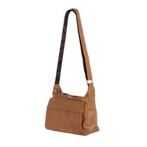 Bolsa Feminina Média com Bolso Antifurto Alça de Ombro e Transversal Divisórias Casual Dia a Dia Prática