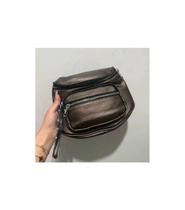 Bolsa Feminina Média com Divisórias Couro Moderna Casual Top