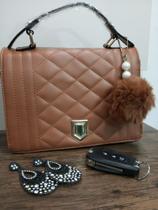 Bolsa Feminina Média De Mão e Transversal