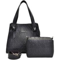 bolsa feminina media de ombro e bolsa feminina transversal kit de bolsas Moncci bolsa feminina media de ombro e bolsa feminina transversal kit de bolsas Moncci