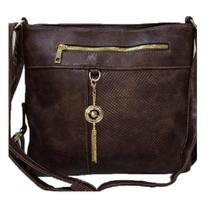 Bolsa Feminina Media De Ombro Transversal Luxo com divisória Bolsa Feminina Media De Ombro Transversal Luxo com divisória