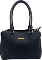 Bolsa Feminina Média Elegante 3 Divisórias com Zíper e Alça Transversal Bolsa Feminina Média Elegante 3 Divisórias com Zíper e Alça Transversal