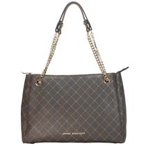 Bolsa Feminina Média Jorge Bischoff Monograma JB Casual Alça de Mão Corrente 00842 Bolsa Feminina Média Jorge Bischoff Monograma JB Casual Alça de Mão Corrente 00842