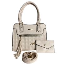 Bolsa Feminina Média Preta TRansversal Ombro Couro Social!!!