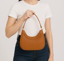 Bolsa Feminina Meia Lua Baguete De Ombro Y Mão Tendencia Moda Casual Elegante