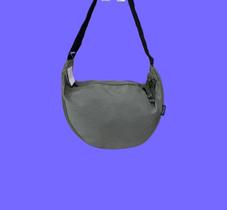 Bolsa Feminina Meia Lua Transversal Crossbody De Pano