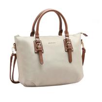 Bolsa Feminina Microfibra Versátil Chenson 84594 Bege Bolsa Feminina Microfibra Versátil Chenson 84594 Bege