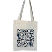 Bolsa Feminina Mini Ecobag 100% algodão Estampa GATOS Bolsa Feminina Mini Ecobag 100% algodão Estampa GATOS