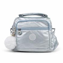 Bolsa Feminina Moderna Transversal Nylon Impermeável Bolsos Zíper Alça Ajustável Tiracolo Casual