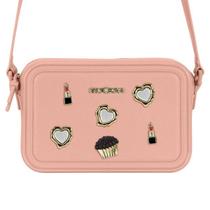Bolsa Feminina Moleca Tiracolo Mini Bag Bottons Divertidos