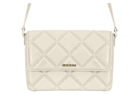 Bolsa Feminina Moleca Transversal Alça Lateral Ajustavel Branco Off