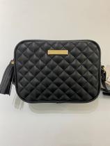 Bolsa feminina monica sanches 3565 rl preto sh / line preto