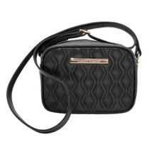 Bolsa Feminina Monica Sanches 3712 B. CANGURU PRETO / LINE PRETO / O