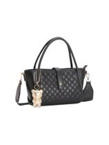 Bolsa Feminina Monograma Chenson Transversal 3483942 PRETO
