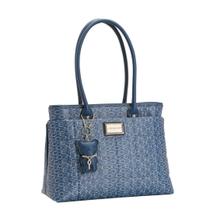 Bolsa Feminina Monograma Metalasse De Ombro - Azul Bolsa Feminina Monograma Metalasse De Ombro - Azul