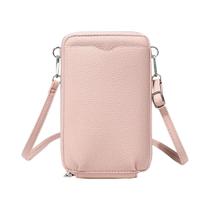 Bolsa Feminina Multifuncional de Couro PU - Alça Diagonal e Carteira
