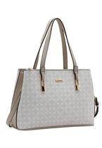 Bolsa Feminina Nude Chenson Original - Elemento Gráfico Casual - Alça de Ombro Bolsa Feminina Nude Chenson Original - Elemento Gráfico Casual - Alça de Ombro