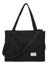 Bolsa Feminina Nylon Grande Veludo Passeio Academia - Alwy