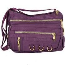 Bolsa Feminina Nylon Tactel 10 Bolsos Xlb297 - Sh8