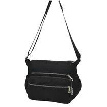Bolsa Feminina Nylon Transversal + Ff11114-A Preto Bolsa Feminina Nylon Transversal + Ff11114-A Preto