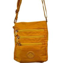 Bolsa Feminina Nylon Transversal Ty783 Amarelo