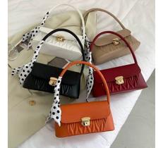 Bolsa Feminina Ombro Axilas Com Lenço De Bolinha Novo (084) Bolsa Feminina Ombro Axilas Com Lenço De Bolinha Novo (084)