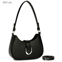 Bolsa Feminina Ombro e Transversal Inspiração Luxo Canoa com Fivela Frontal 8041 Bolsa Feminina Ombro e Transversal Inspiração Luxo Canoa com Fivela Frontal 8041