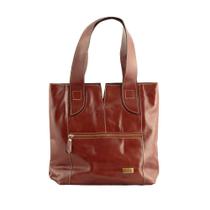 Bolsa Feminina Ombro Grande Viagem Notebook De Couro Legitimo - Betania Couros