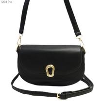 Bolsa Feminina Ombro / Transversal Baguete com Tampa 1203