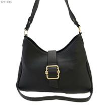 Bolsa Feminina Ombro / Transversal com Fivela Dourada 1211 Bolsa Feminina Ombro / Transversal com Fivela Dourada 1211